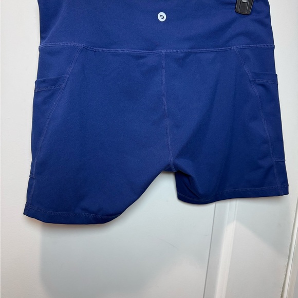 Baleaf Mens Cycling Shorts Sz  L Blue Stretch Elastic Waist Pull On Performance - Picture 4 of 11